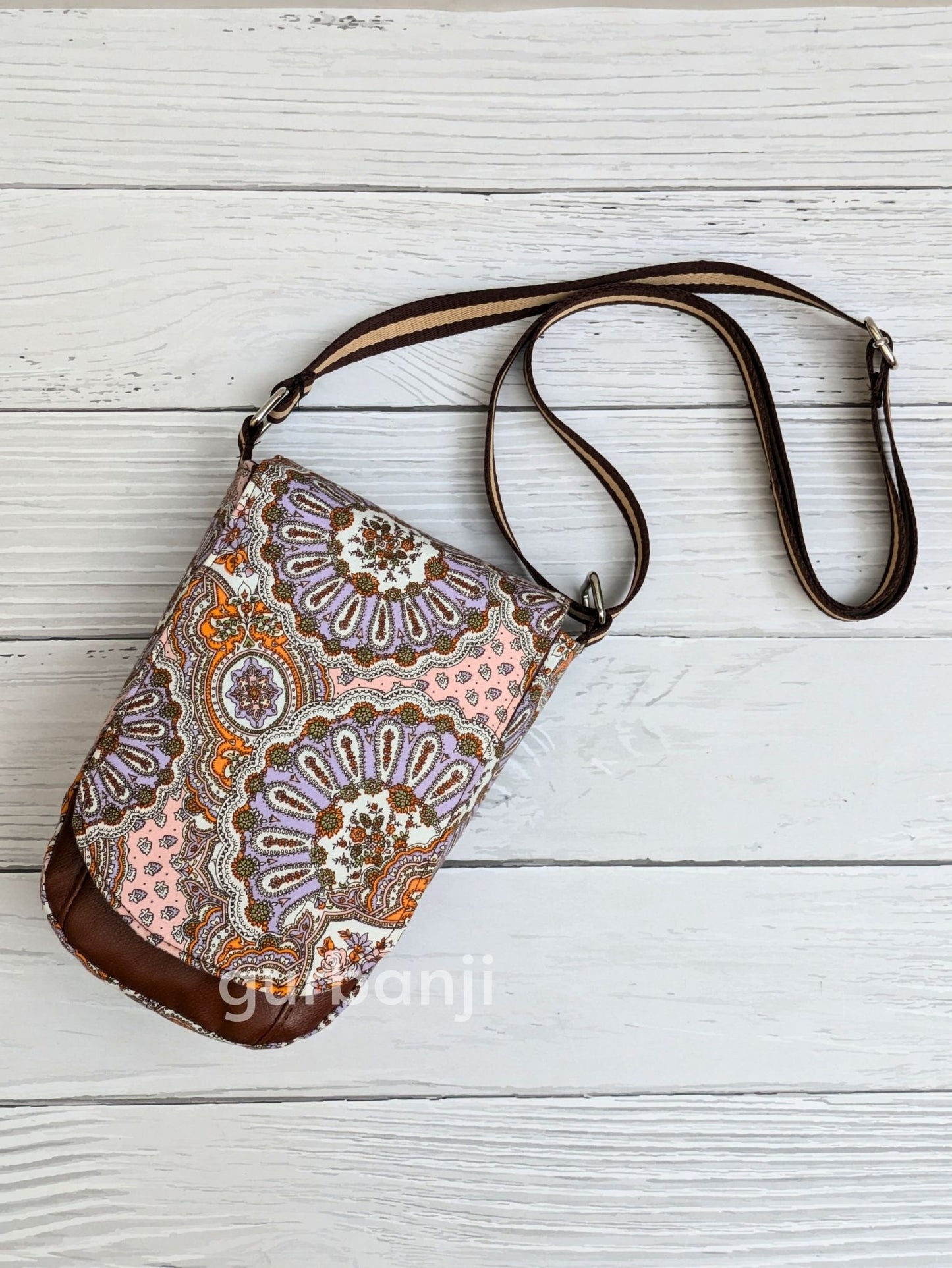 Purple Peach Sling Bag