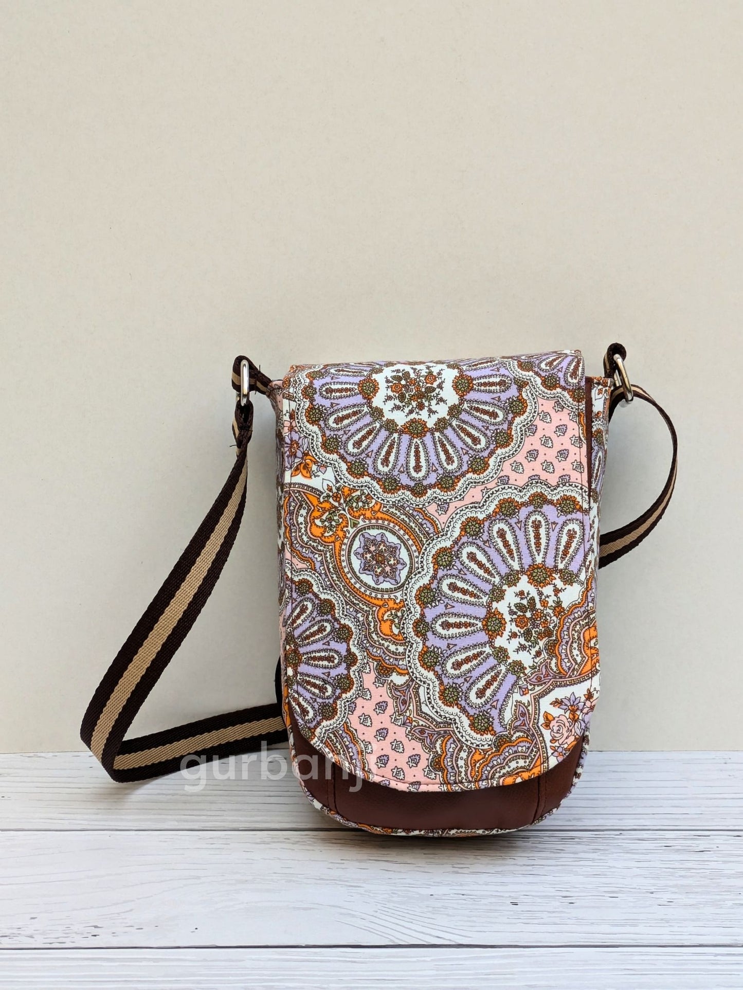 Purple Peach Sling Bag