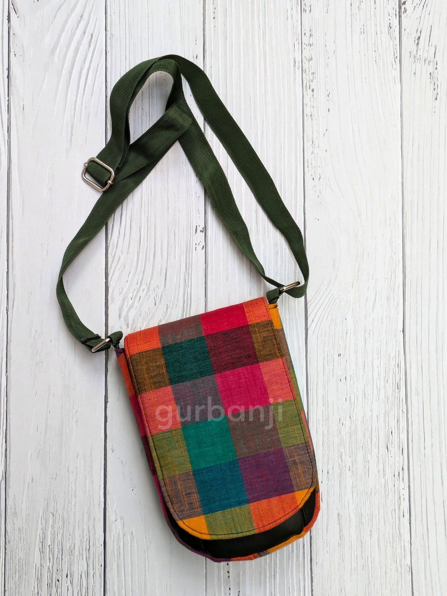 Madras Checks Sling Bag