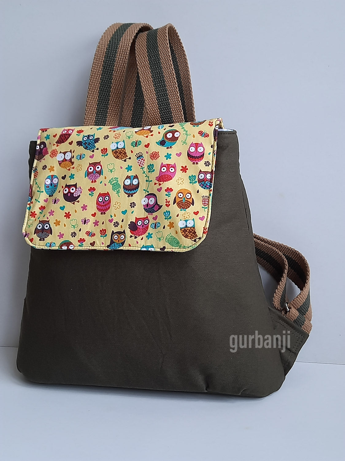 Backpack Bag : Printed Canvas