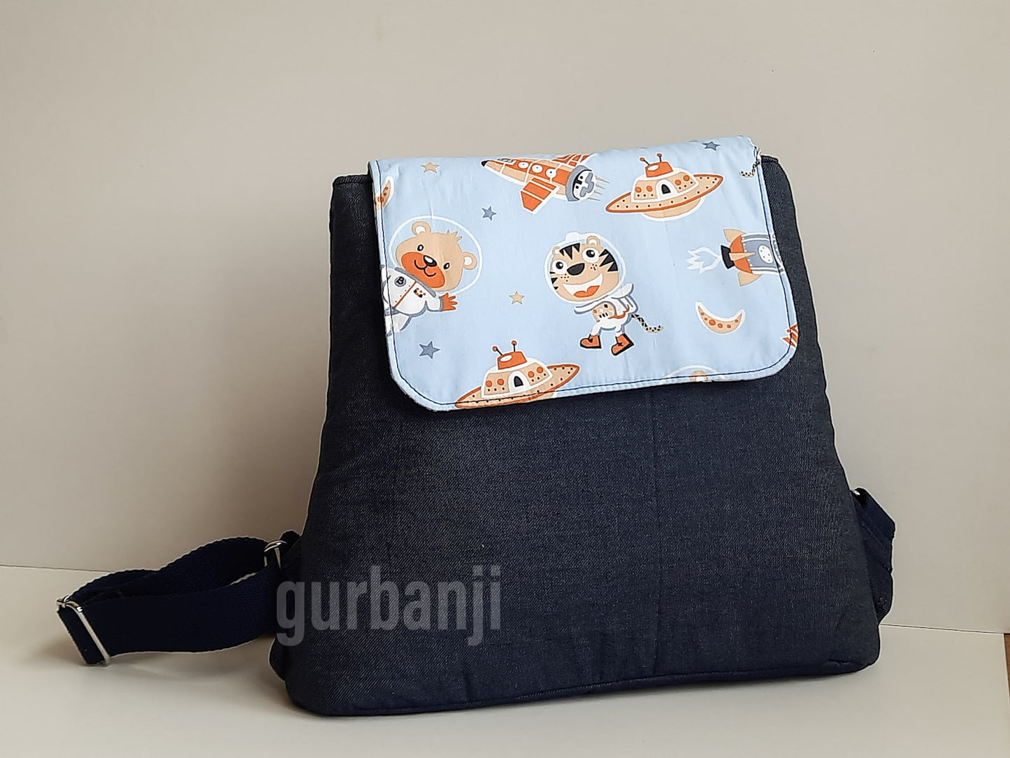 Backpack Bag : Printed Canvas