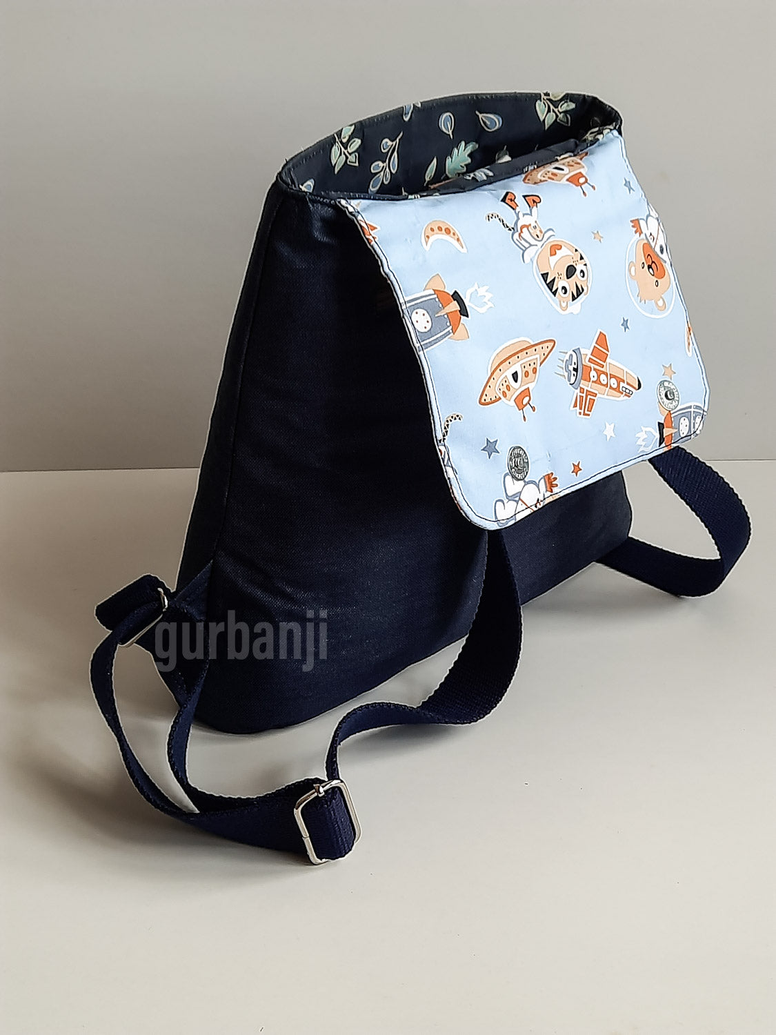 Backpack Bag : Printed Canvas