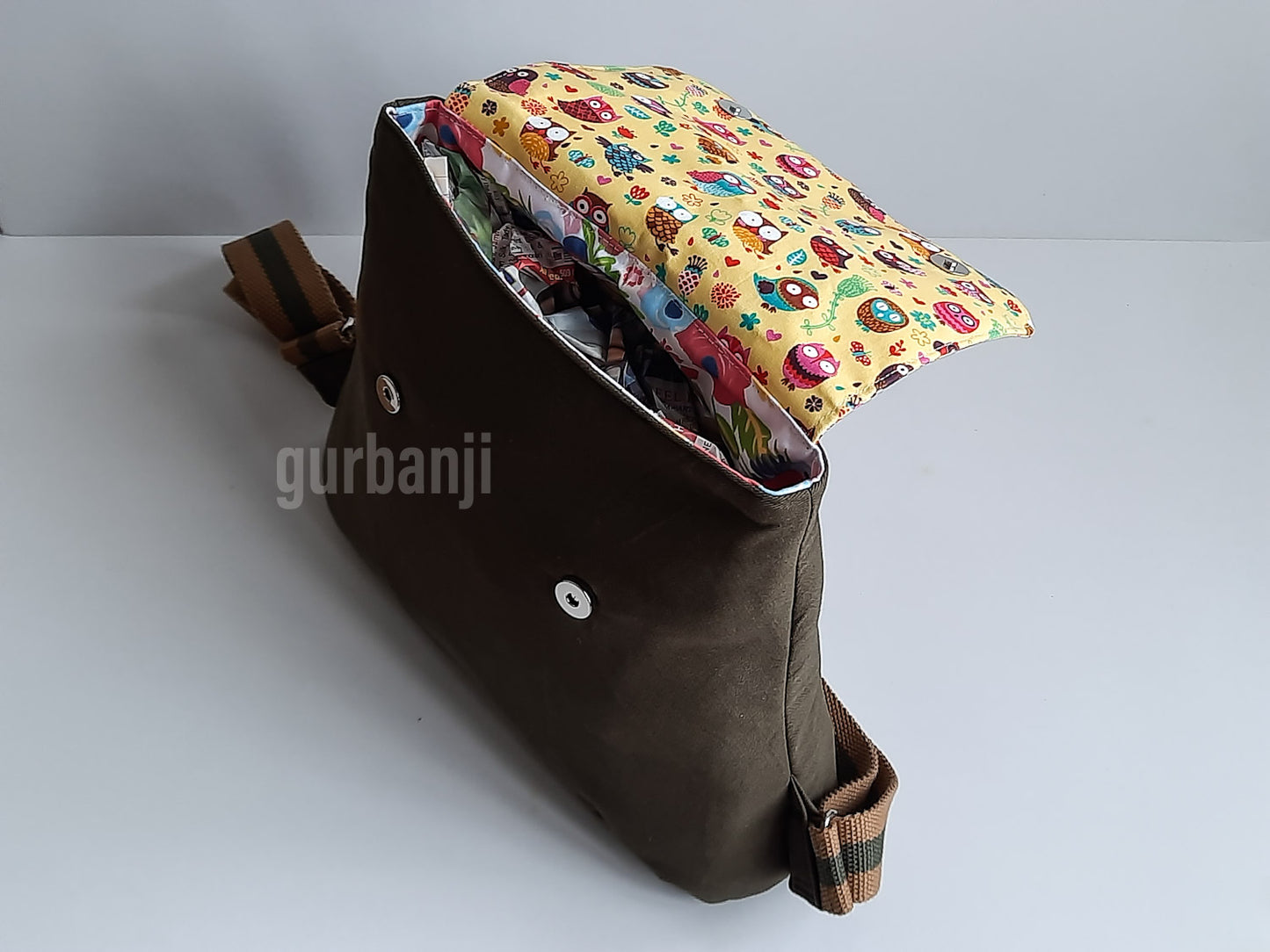 Backpack Bag : Printed Canvas