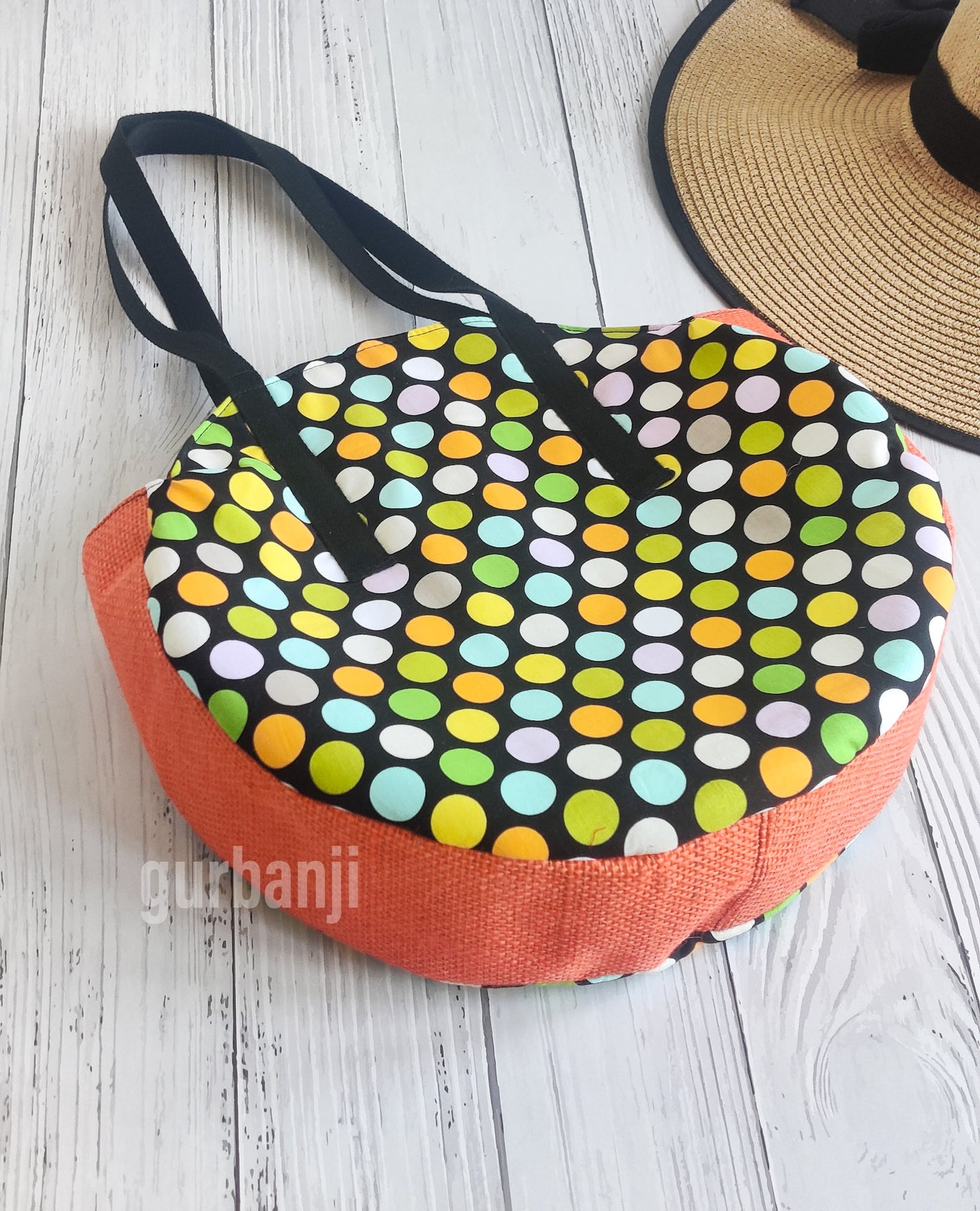 Polka Tote Bag