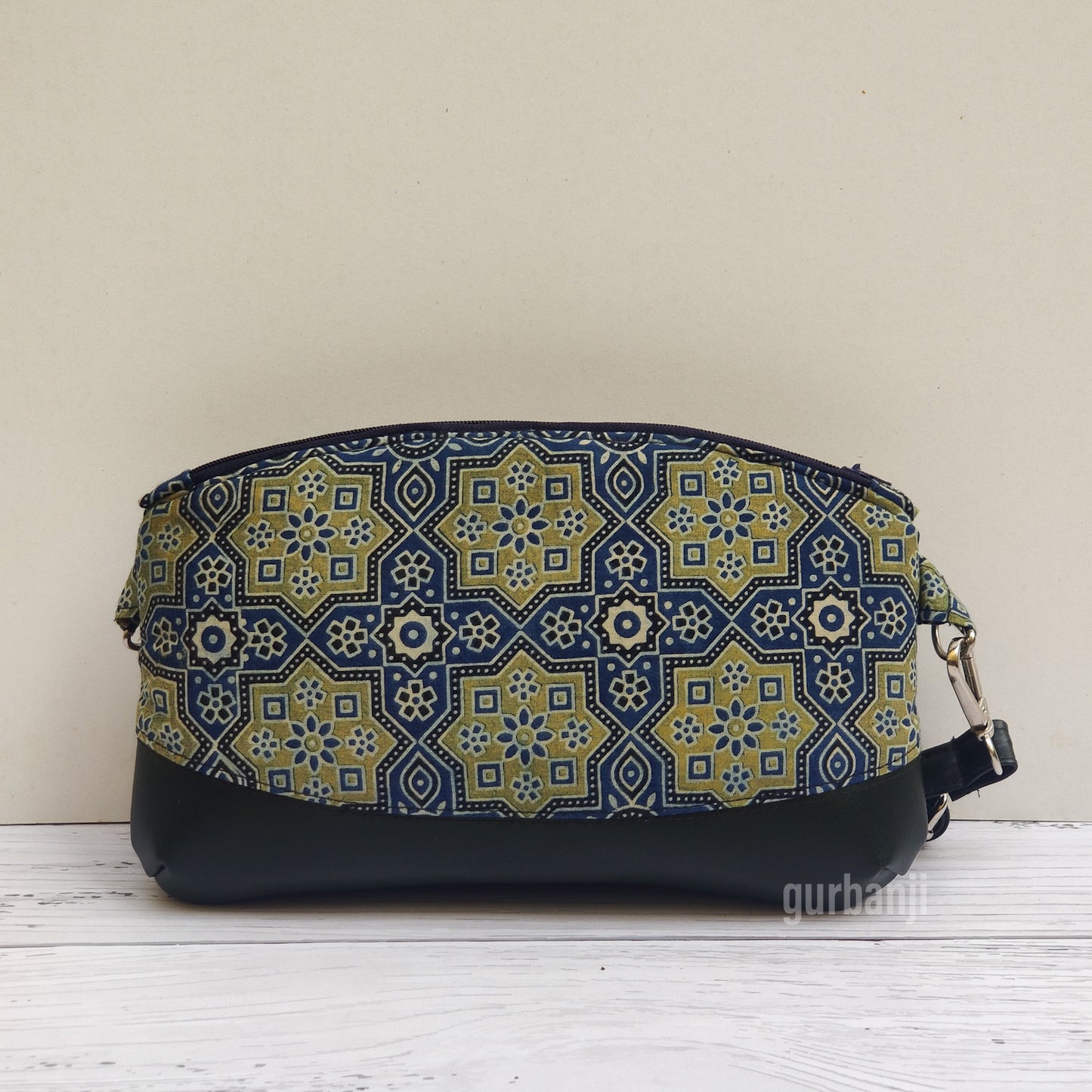 Blue Ajrakh Sling Bag