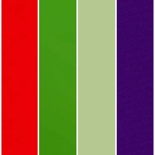 Color Block : Purple Green Sling