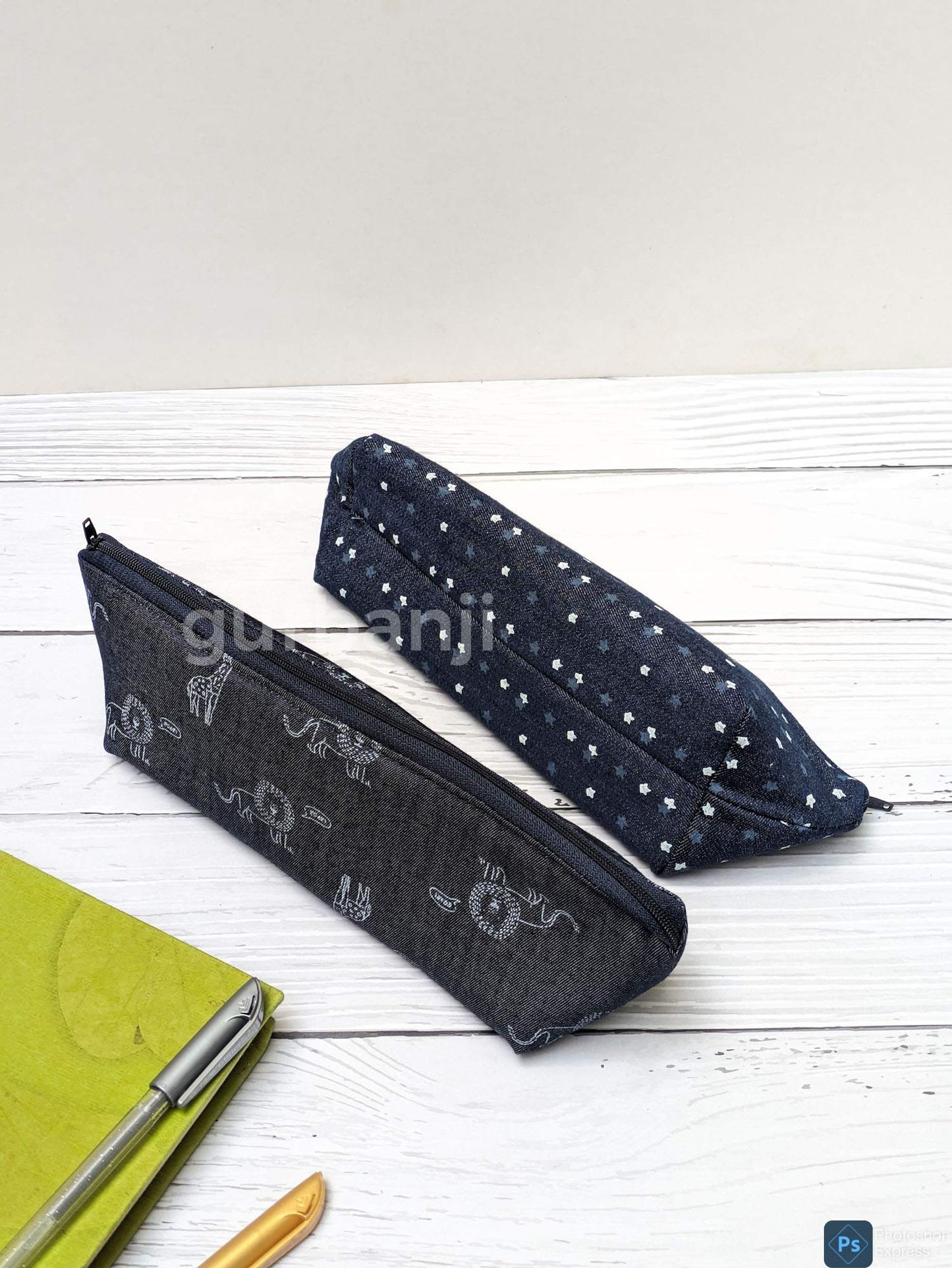 Triangle Pencil Pouch : Set of 2