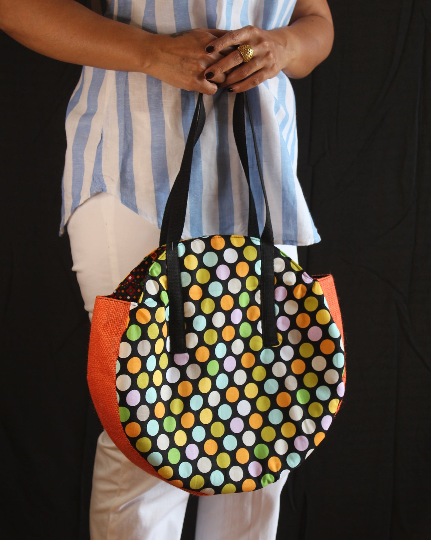 Polka Tote Bag